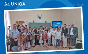 Podrška mladim talentima: UNIQA donirala muzičke instrumente u vrijednosti od 10.000 KM